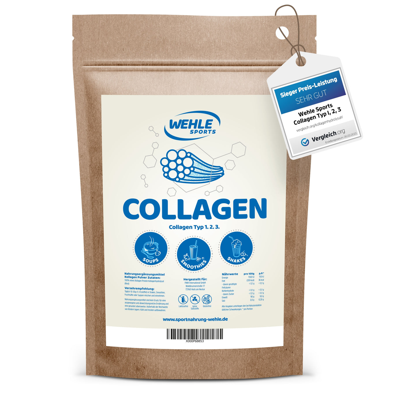 Collagen Pulver Kollagen Hydrolysat 1kg