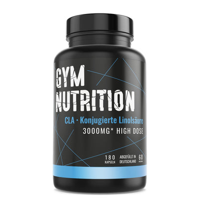 PREMIUM CLA 180 high-dose capsules with 3000 mg - high-dose and laboratory-tested - conjugated linoleic fatty acid - bottled in Germany