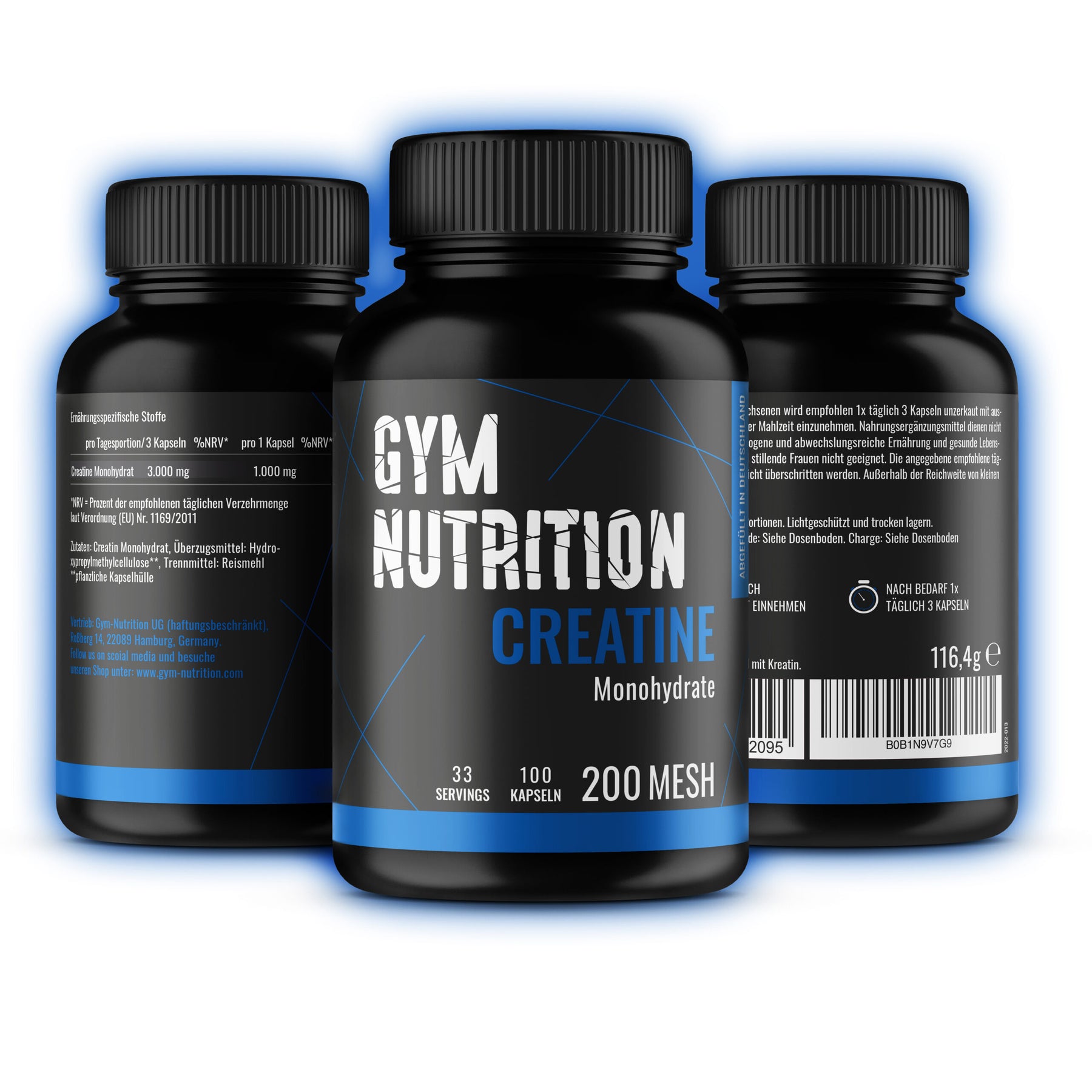 Produktbild von Creatin 5000 Mega Caps, 5000 Mg Creatin Monohydrat Pro Tagesdosis, 300
