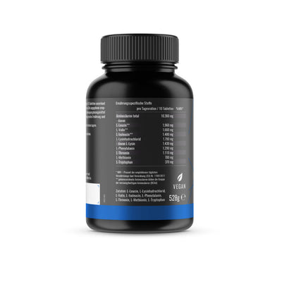 510 EAA tablets with 1036 mg each - All 8 essential amino acids EAAs - Vegan - No additives