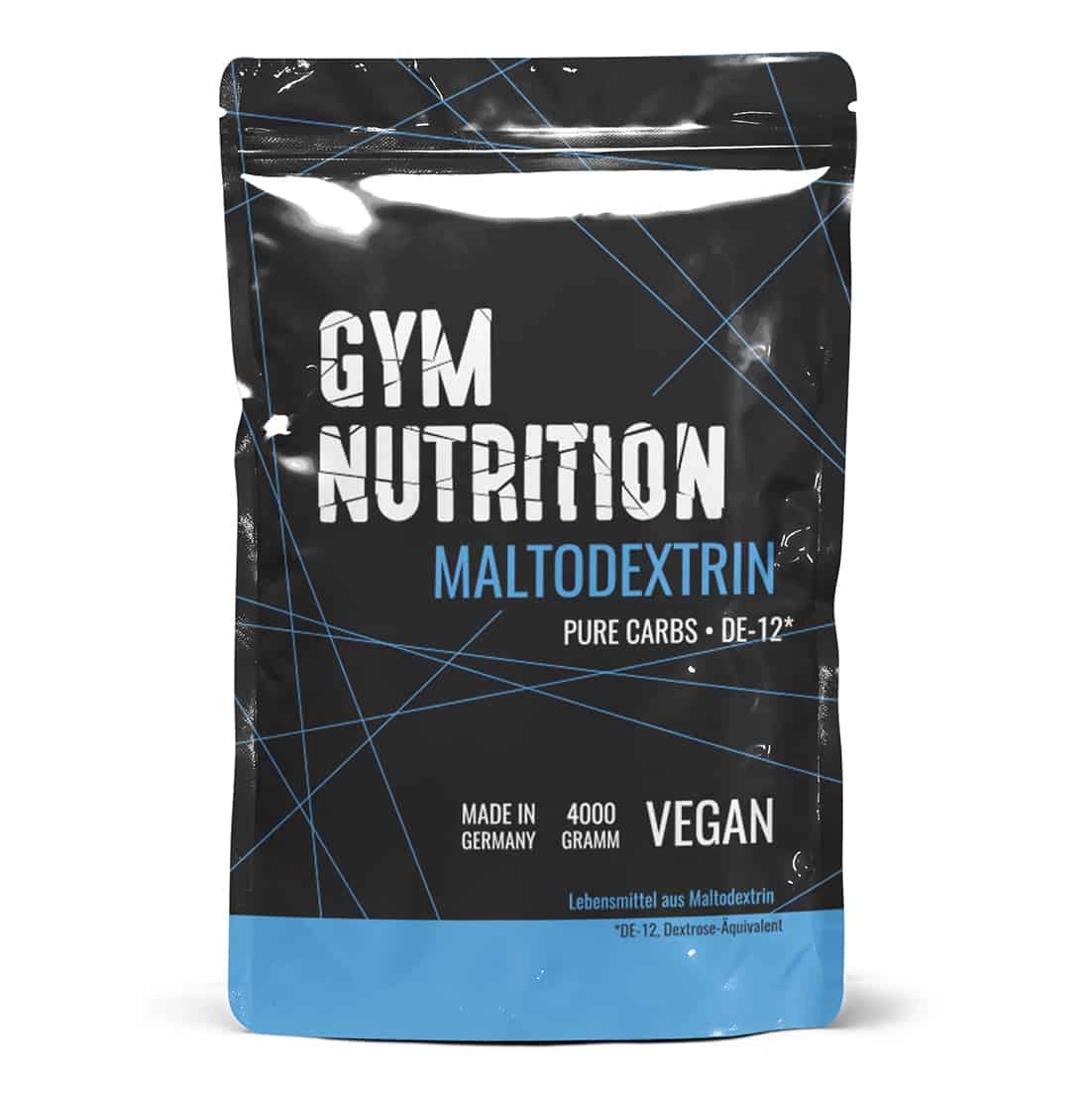 GYM-NUTRITION Hardcore Malto-dextrin | Fine carbohydrate powder | Popular with Fitness Powerlifing & Bodybuilding | Ideal for hardgainers | Bottled in Germany | Maltodextrin 12 | 1.5kg bag