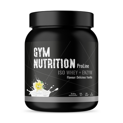 ProLine Iso Whey + Enzym | 1000g Without sugar, LOW-CARB and LOW-FAT - With digestive enzyme bromelain -
